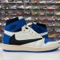 Fragment X Travis Scott&Acirc;&nbsp;Air Jordan 1 Retro High Sp  Sail  Military Blue