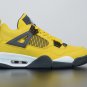 Nike Air Jordan 4 Retro Lightning TOUR YELLOWWHITE-DARK BLUE GREY