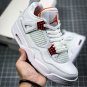 NIKE Air Jordan 4 Retro Orange Metallic White