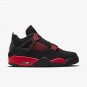 Nike Air Jordan 4 Retro 'Red Thunder' Black Multi Color
