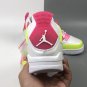 Nike Air Jordan 4 Retro White Lemon Pink (GS)