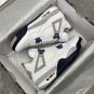 NIKE Air Jordan 4 Retro White Midnight Navy