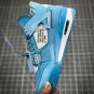NIKE Air Jordan 4 Retro X Off White Blue