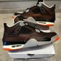 NIKE Air Jordan 4 SailBlack-Starfish-Light Smoke Grey