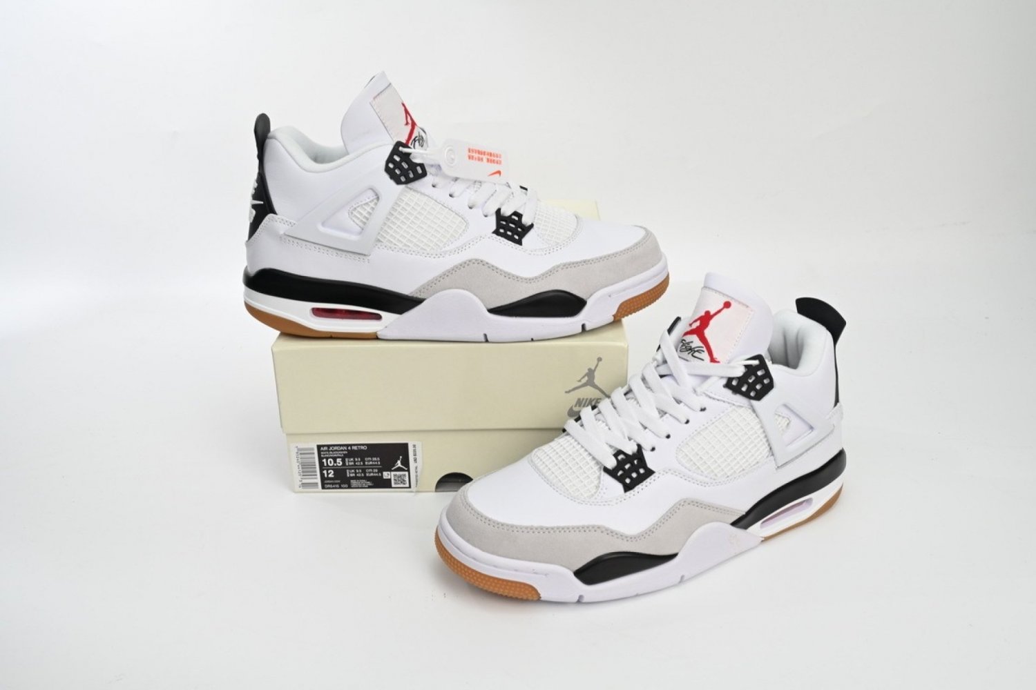 Nike Air Jordan 4 SB White Black