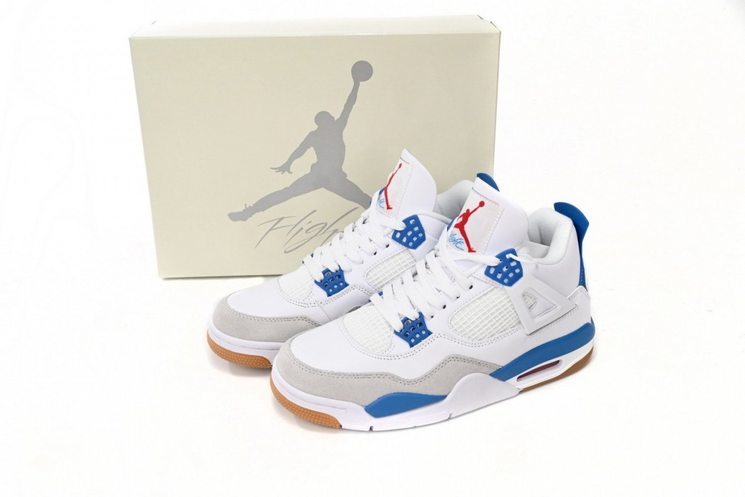 Nike Air Jordan 4 SB White Blue