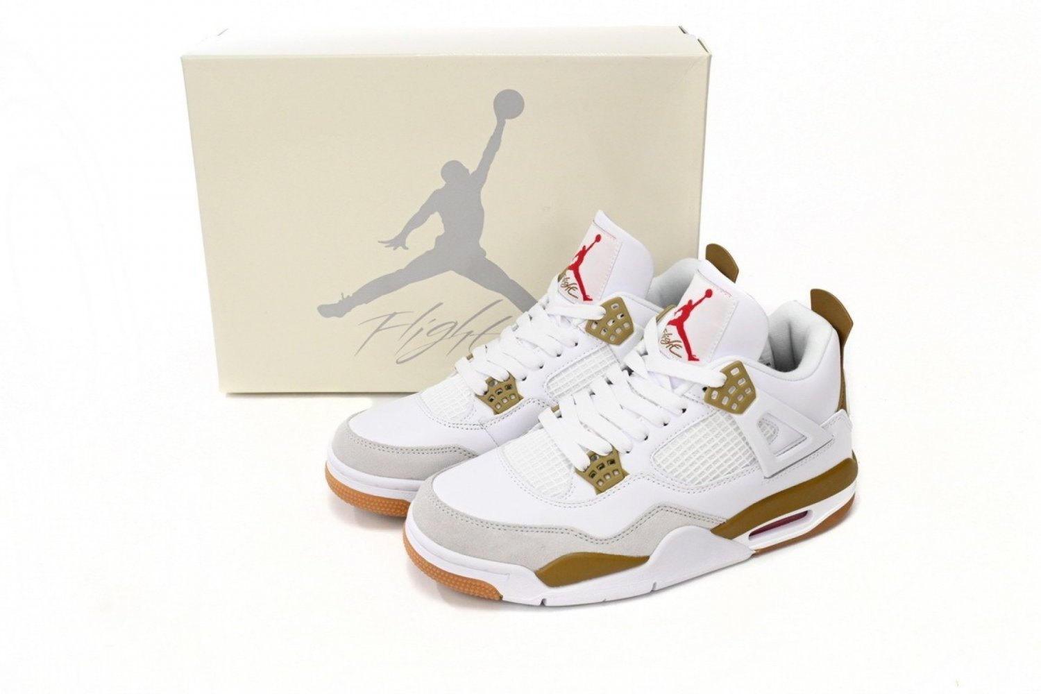 Nike Air Jordan 4 SB White Brown