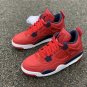 Nike Air Jordan 4 SE &acirc;��FIBA&acirc;�� Gym RedWhite-Metallic Gold-Obsidian
