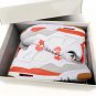 Nike Air Jordan 4 White Orange