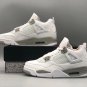 Nike Air Jordan 4 White Oreo White  tech Grey Sneaker