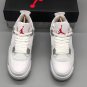 Nike Air Jordan 4 White Oreo White  tech Grey Sneaker
