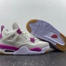 Nike Air Jordan 4 White Purple SB Sneaker