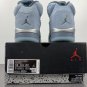 NIKE Air Jordan 5 &acirc;��Bluebird&acirc;�� Photo BlueGrey-Metallic Silver-White