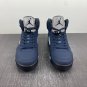 NIKE Air Jordan 5 &acirc;��Georgetown&acirc;�� Midnight NavyBlack-Football Grey