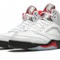 Nike Air Jordan 5 Retro Fire Red Silver Tongue (2020)