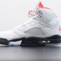 Nike Air Jordan 5 Retro Fire Red Silver Tongue_1