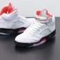 Nike Air Jordan 5 Retro Fire Red Silver Tongue_1
