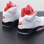 Nike Air Jordan 5 Retro Fire Red Silver Tongue_1