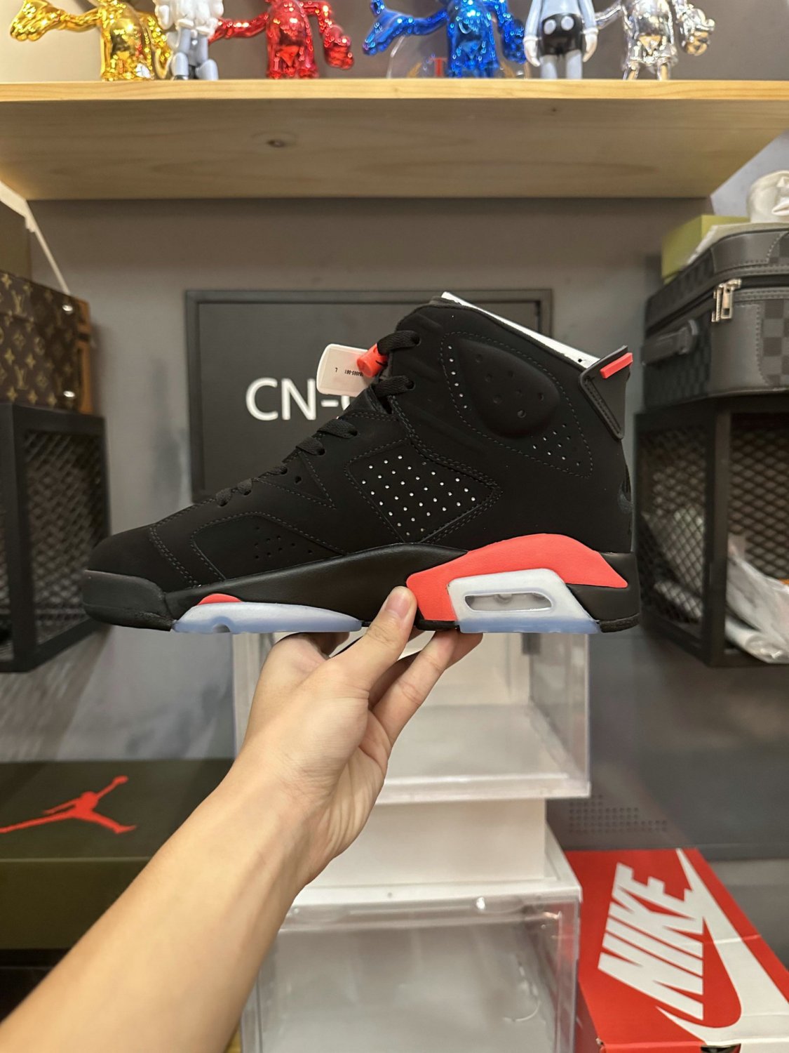 Nike Air Jordan 6 Retro lack Infrared (2019) (GS)