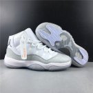 Nike Air Jordan 11 WMNS White Metallic Silver Vast Grey