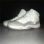 Nike Air Jordan 11 WMNS White Metallic Silver Vast Grey