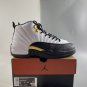 Nike Air Jordan 12  Royalty  White Black Metallic Gold CT8013-170