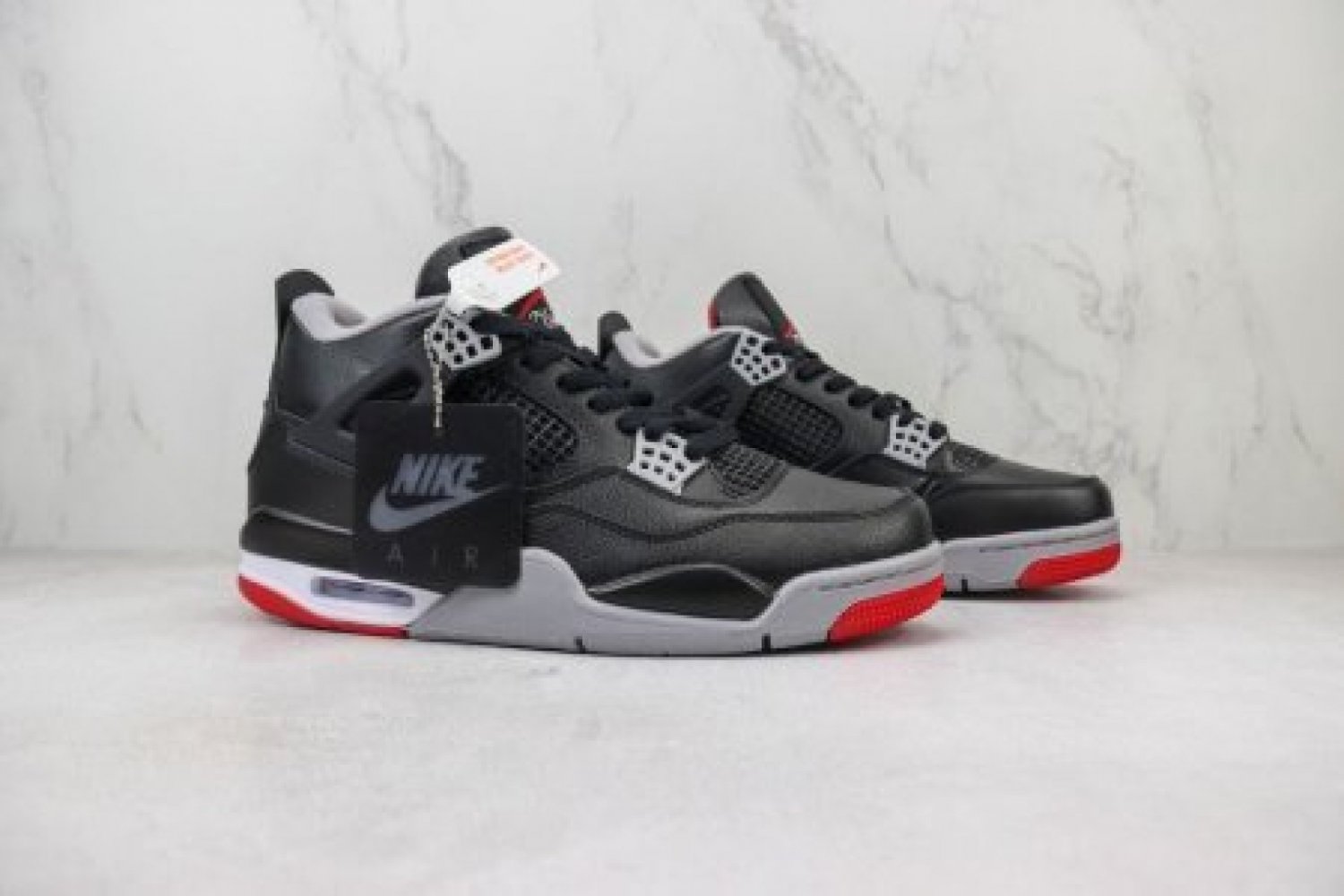 Nike Air Jordan AJ4 Retro Bred Reimagined Shoes