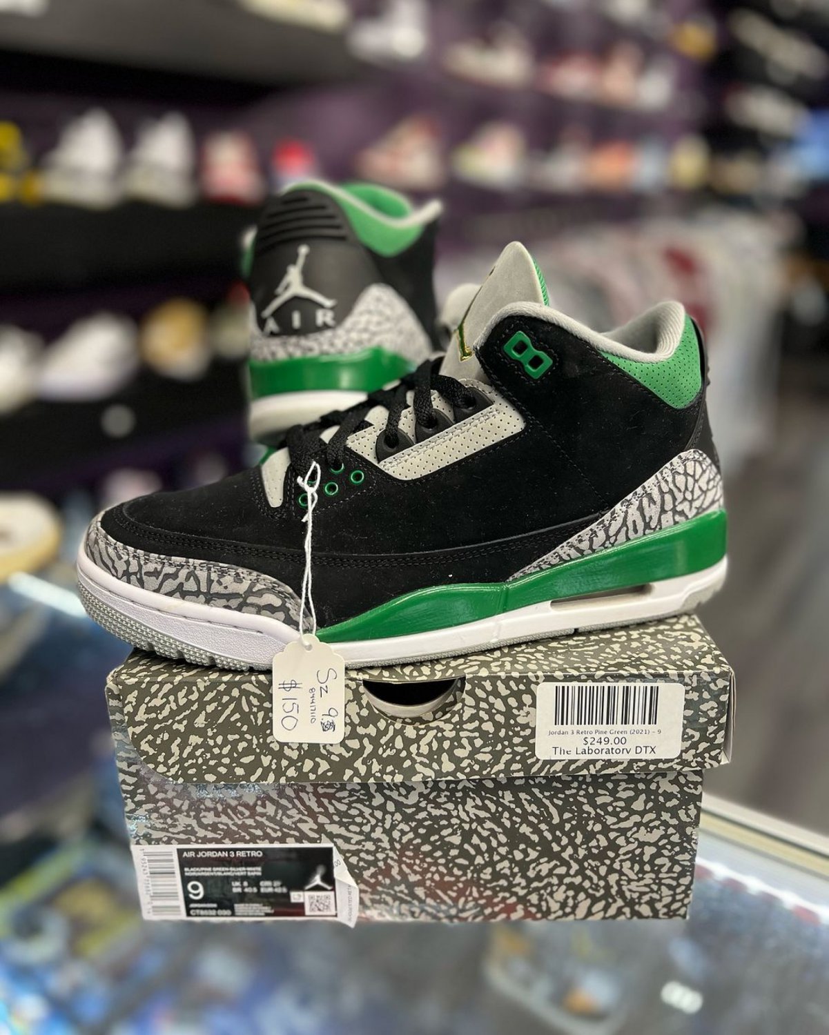 Nike Air Jordan Retro 3 &acirc;��Pine Green&acirc;��