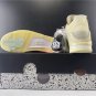 Off-white X Nike  Air Jordan 4 Retro Sail  muslin Sneaker