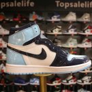 (Women) Air Jordan 1 Retro High OG Blue Chill UNC Patent