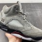 A Ma Mani&Atilde;&copy;re X Air Jordan 5 Light BoneBlack-Burgundy Crush