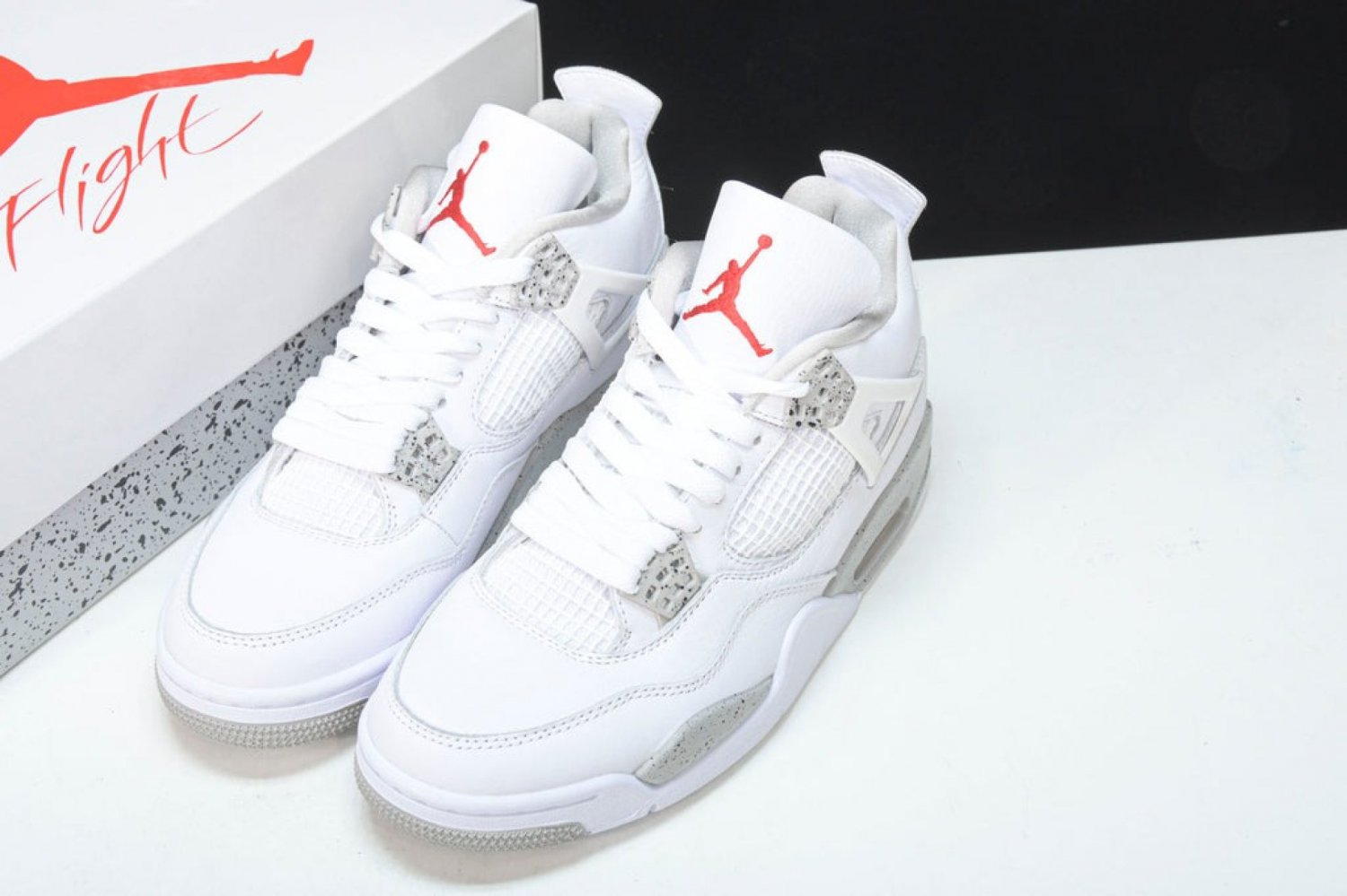 Air Jordan 4 Retro White Oreo_1