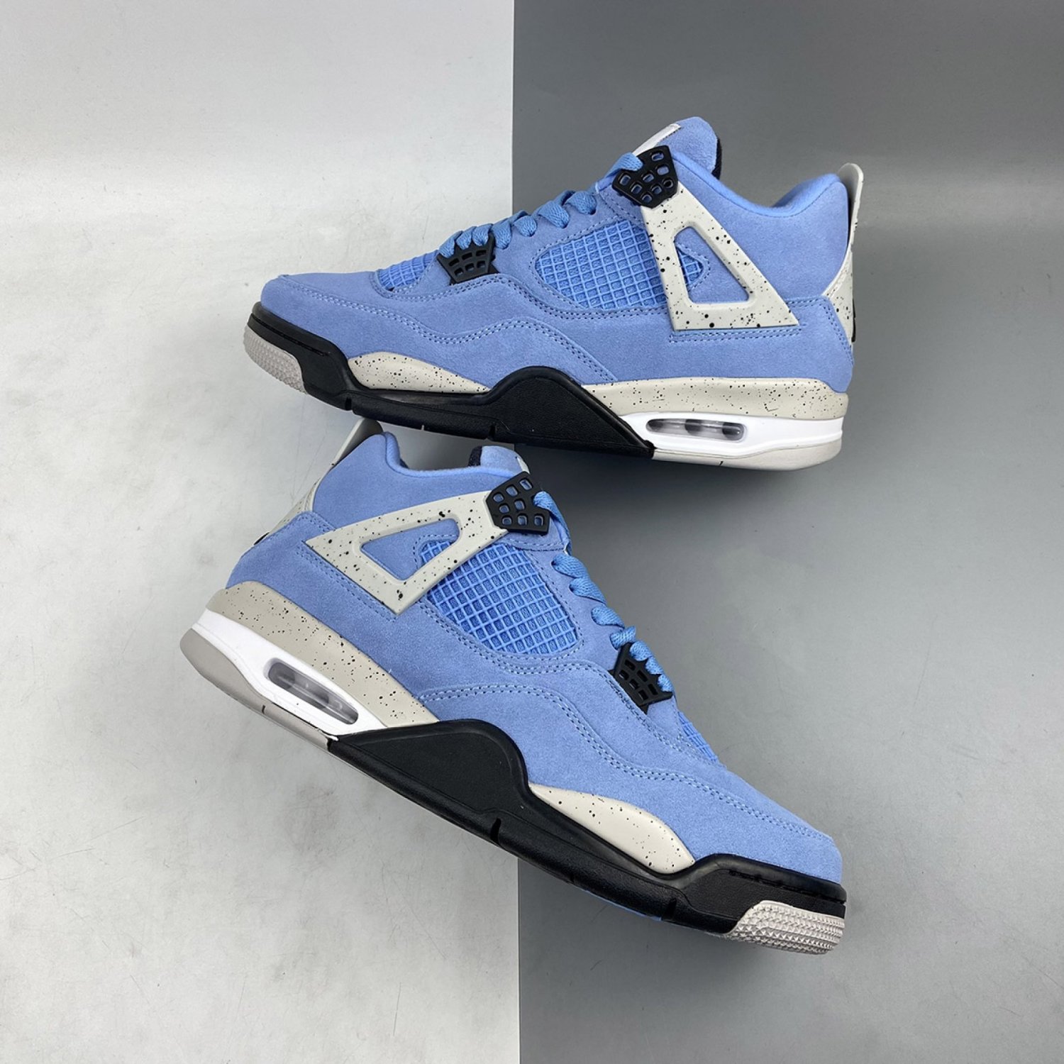 Air Jordan 4 SE University BlueTech Grey-White-Black