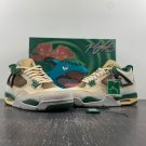Air Jordan 4 Year Of The Dragon White And Green