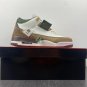 Custom Air Jordan 3 White Dark Brown Green