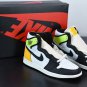 Jordan 1 Retro High White Black Volt University Gold_1
