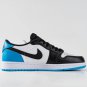 Jordan 1 Retro Low OG Black Dark Powder Blue