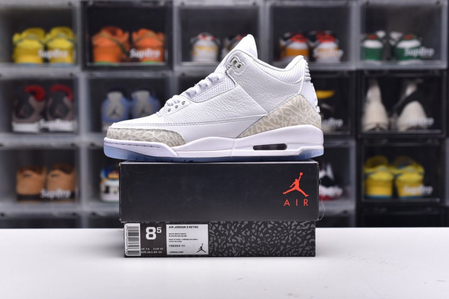 Jordan 3 Retro Pure White 2018