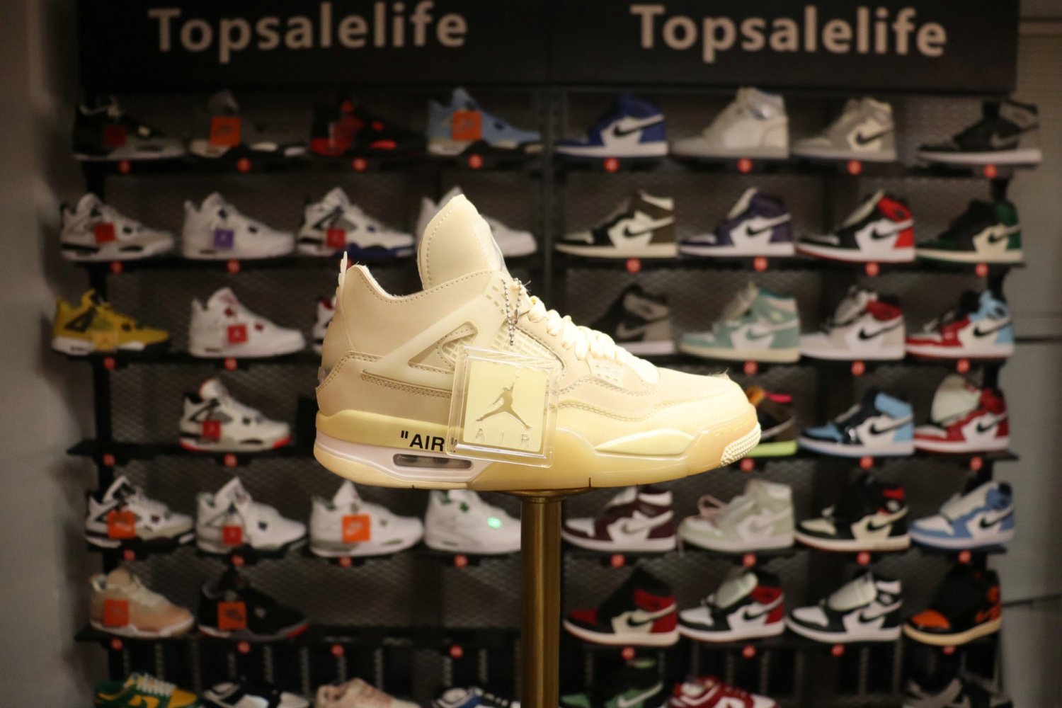 Jordan 4 Retro Off-White Sail (Women's)_2