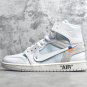 Men's Air Jordan 1 Retro High Off-White White Sneakers