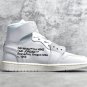 Men's Air Jordan 1 Retro High Off-White White Sneakers