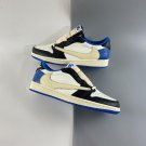 Travis Scott X Fragment X Air Jordan 1 Low OG White Blue_1