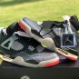 Off White X Air Jordan 4 &acirc;��Bred&acirc;��_1