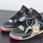 Off-White x Air Jordan 4 Bred_1