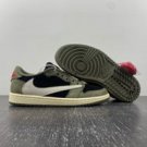 Travis Scott X Air Jordan 1 Low OG Black Sail Medium Olive Muslin
