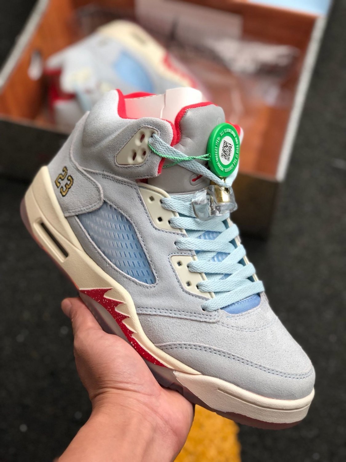 Nike Air Jordan 5 Retro Trophy Room Ice Blue