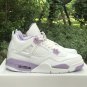 Nike Air Jordan 4 White Purple Oreo Sneaker_1