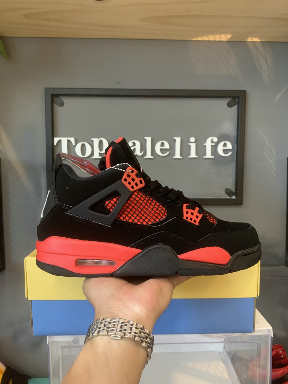 Nike Air Jordan 4 Retro Red Thunder (GS)