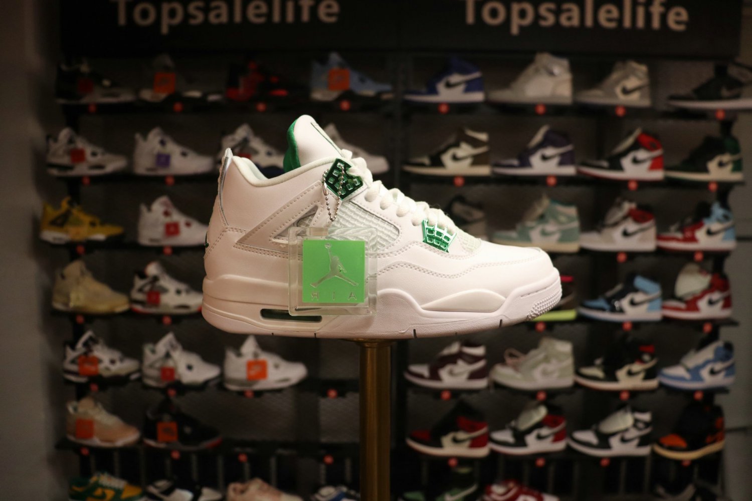 Nike Air Jordan 4 Retro Metallic Green_1