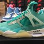 Nike Air Jordan 4 Off White Sail NeptuneTiffany Green_1